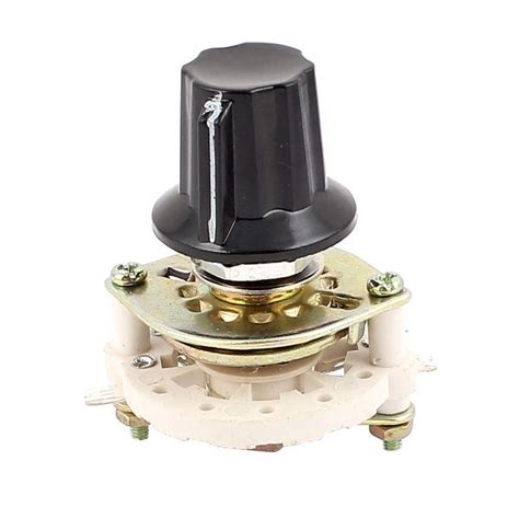 Shop Kcz 1 Pole 6 Throw 6mm Shaft Band Channel Rotary Switch Selector W