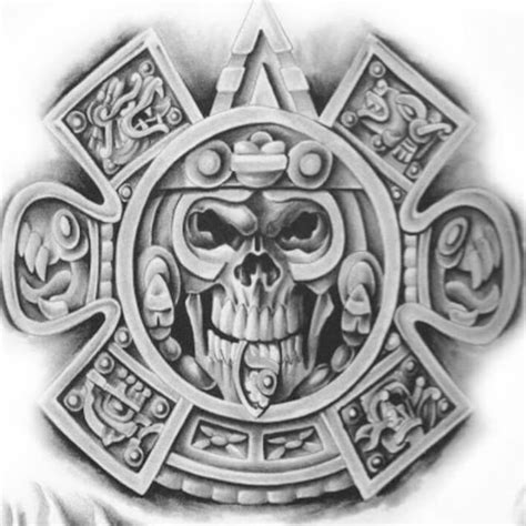 Pin By Chris Haze On Mc Stuff Aztec Warrior Tattoo Mayan Tattoos Aztec Tattoo Designs