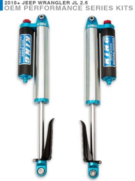 King Shocks Rear Piggyback Shocks With Finned Reservoirs 0 25 Inch