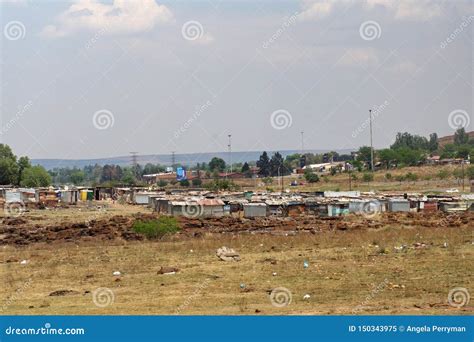 Slum In Soweto Editorial Image Image Of Slum Settlement 150343975