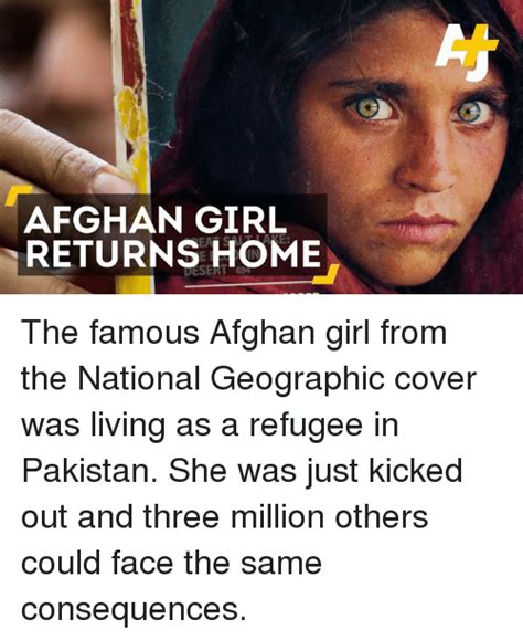 afghan girl returns home esert the famous afghan girl from the national geographic cover was