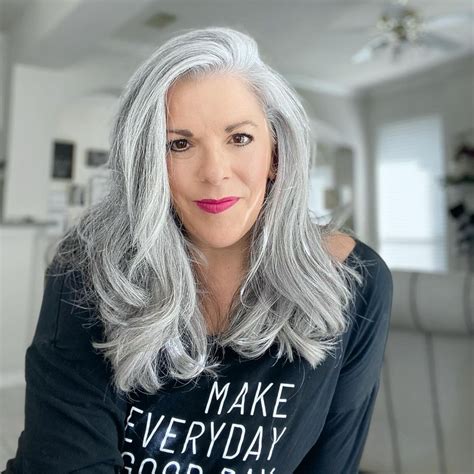Red Lips Silver Hair Rsilverhairedhotties