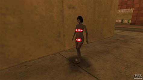 Nude Girls Peds Mod Pack Naked Woman для GTA San Andreas