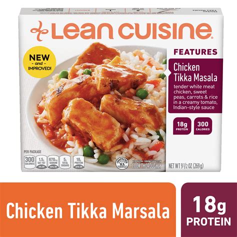 Lean Cuisine Features Chicken Tikka Masala Frozen Meal 95 Oz