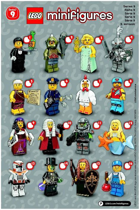 71000 Lego Minifigures Series 9 Lego Bauanleitungen Und Kataloge