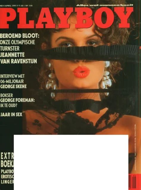 Dutch Playboy Magazine Cristy Thom Jeannette Van Ravenstijn Eur Picclick De