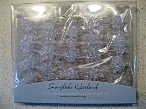 Hallmark 2001 Frostlight Faeries Collection 12 Long Snowflake Garland