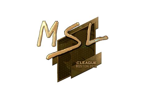 Sticker Msl Gold Boston 2018 — Csgo Wiki By Csmoney