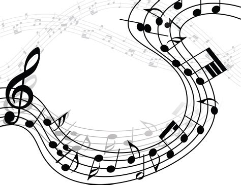 Music Notes Vector Transparent At Collection Of Music