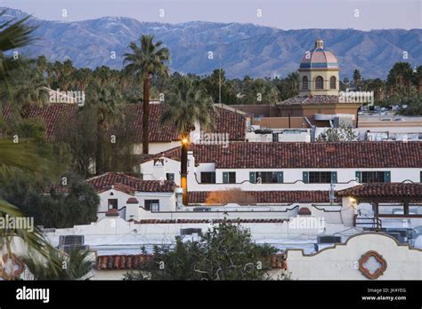 Uptown district from north indian canyon drive hi-res stock photography