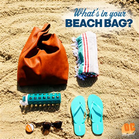 Beach bag, check. Towel, check. Flip flops, check. Sunglasses, check. | Ocean city maryland 