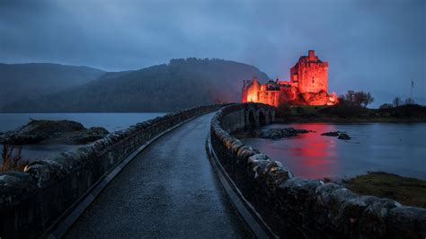 Download Castle Scotland Man Made Eilean Donan Castle 4k Ultra Hd Wallpaper