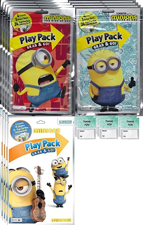 Bendon Illuminations Rise Of Grudespicable Meminions Set Of 12 Play