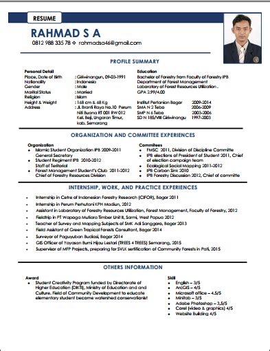 Semoga informasi ini bermanfaat bagi kita semuanya. Contoh Resume Terbaik Fresh Graduate - Surat JK