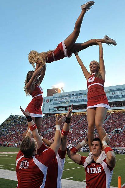 383 University Of Utah Cheerleaders Photos And Premium High Res Pictures Getty Images