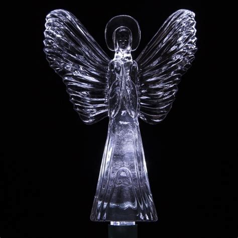 Christmas Decorations Reflections Pulsing Led Angel Tree Topper