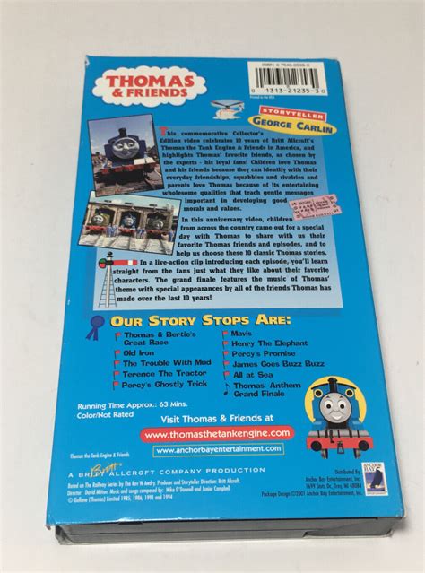 10 Years Of Thomas The Tank Engineand Friends Vhs Collectors Edition