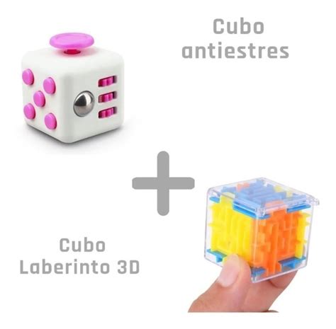 Cubo Antiestres Cubo Laberinto 3d Antiestres Desestresante Mercado Libre