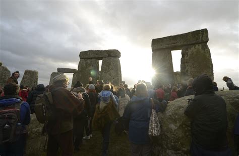 Stonehenge See People Celebrate Solstice At Stonehenge Time