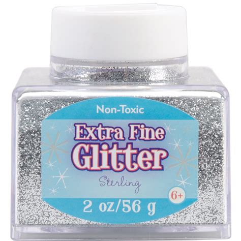Advantus Silver Fine Glitter 2 Ounce Acrylic Multicolour Toptoy