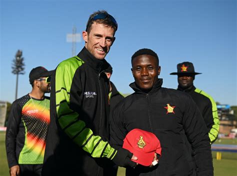 Sean Williams Presents Joylord Gumbie With His Debut Odi Cap