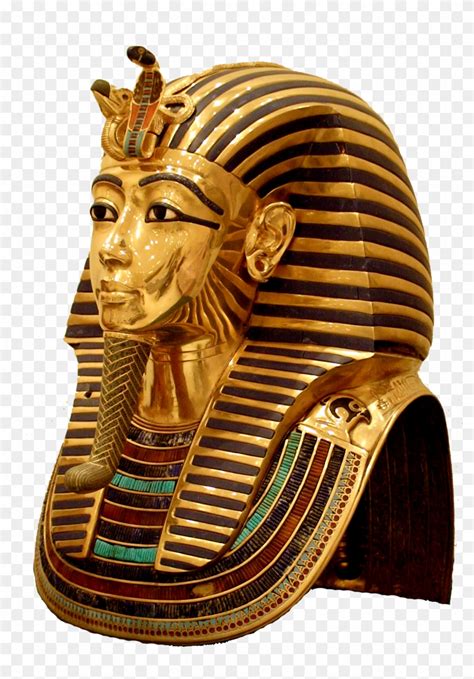 Golden Death Mask Of Tutankhamun King Tut Statue Hd Png Download