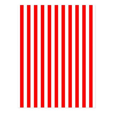 Vertical Red And White Stripes Postcard Zazzle