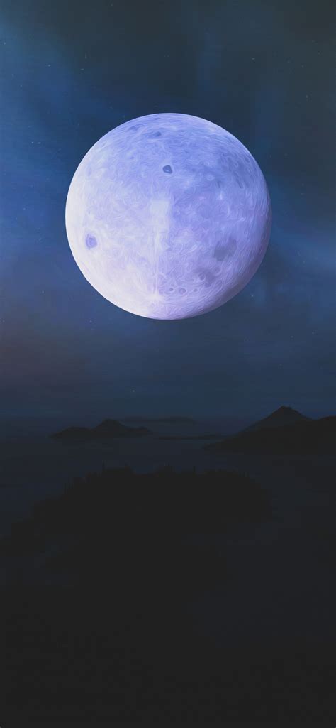 1242x2688 Moon Night Sky Fantasy 5k Iphone Xs Max Hd 4k Wallpapers