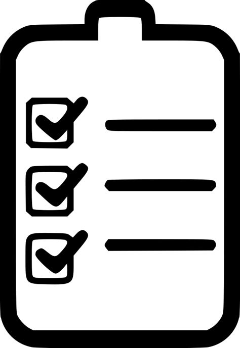 Task List Svg Png Icon Free Download 331185 Onlineweb