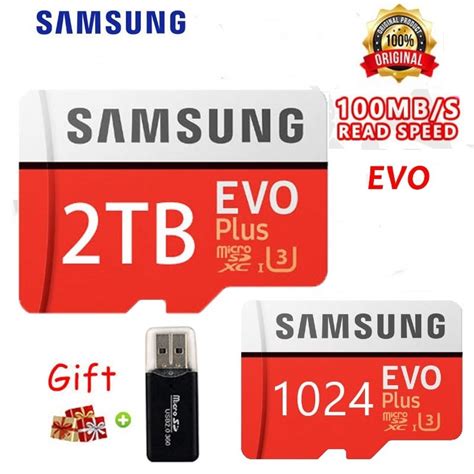 Original Samsung Evo Plus2tb Memory Card 1tb Micro Sd Card 512g High