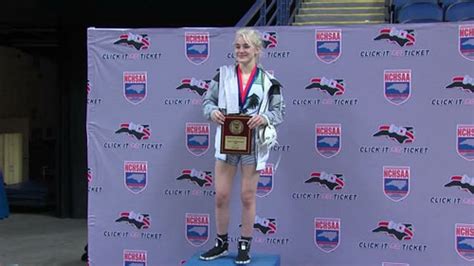 Heaven Fitch Becomes First Woman To Win Nchsaa Wrestling State Title