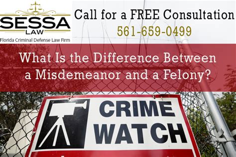 What Is The Difference Between A Misdemeanor And A Felony Visually