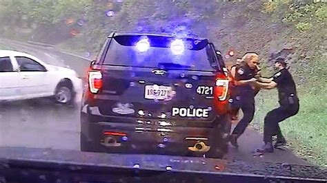 Terrifying Moments Caught On Police Dashcam Youtube