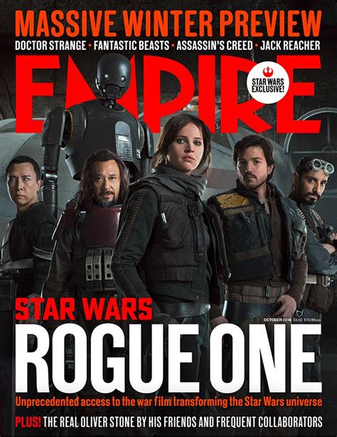 The Cast Of Rogue One Lines Up On Empires New Cover — Geektyrant