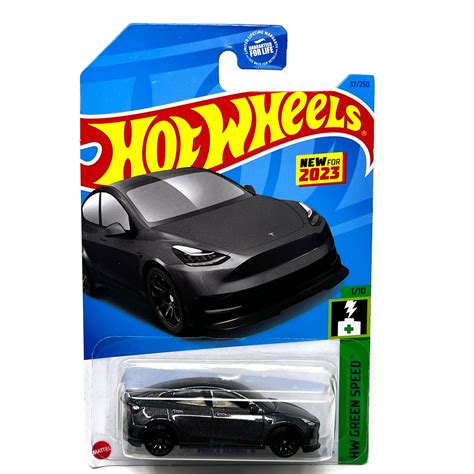 Hot Wheels Hw Green Speed Tesla Model Y Grey