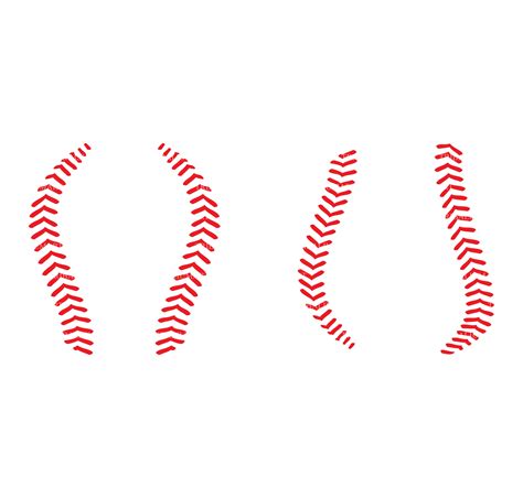 Baseball Laces Stitches Cut Files For Cricut Clip Art Etsy