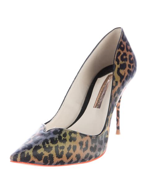 Sophia Webster Iridescent Leopard Print Pumps Pumps Shoes W9s21296