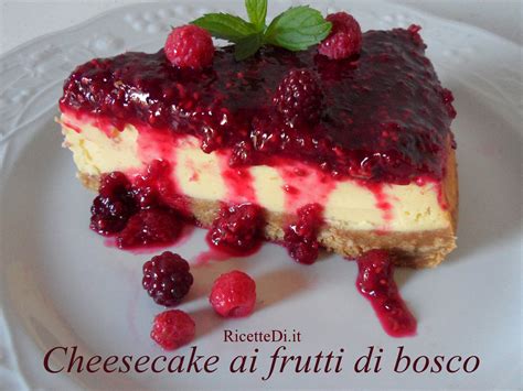 We did not find results for: Cheesecake ai frutti di bosco - RicetteDi.it