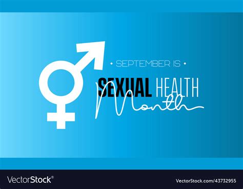 Design Concept Of Sexual Health Month Observed Vector Image