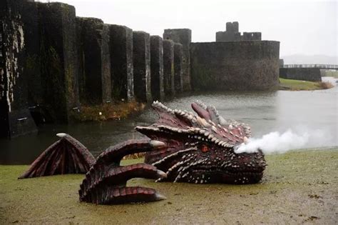 Huge Game Of Thrones St Davids Day Dragon Spotted On Banks Of