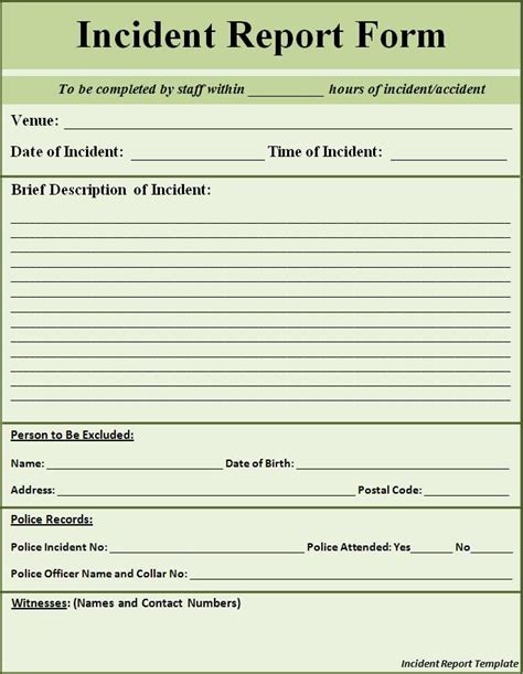 5 steps for creating a solid sales report. Printable Sample Police Report Template Form | Incident ...