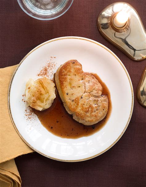 Foie gras chaud confit pommes - pommes de terre pour 4 personnes