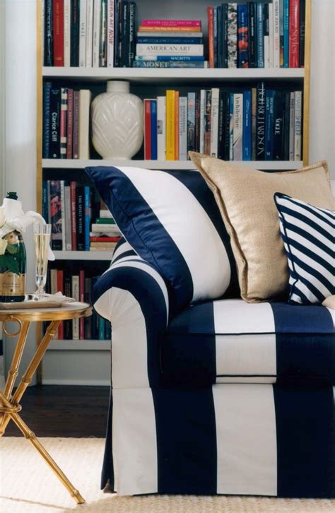 Black And White Striped Couch Homesfeed