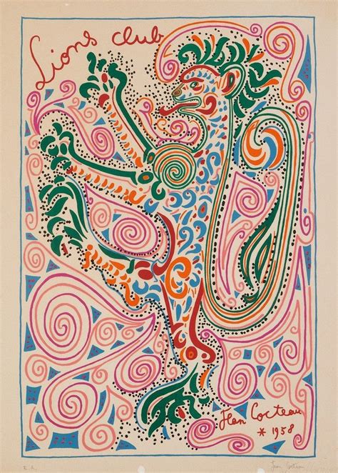 jean cocteau (With images) | Vintage poster art