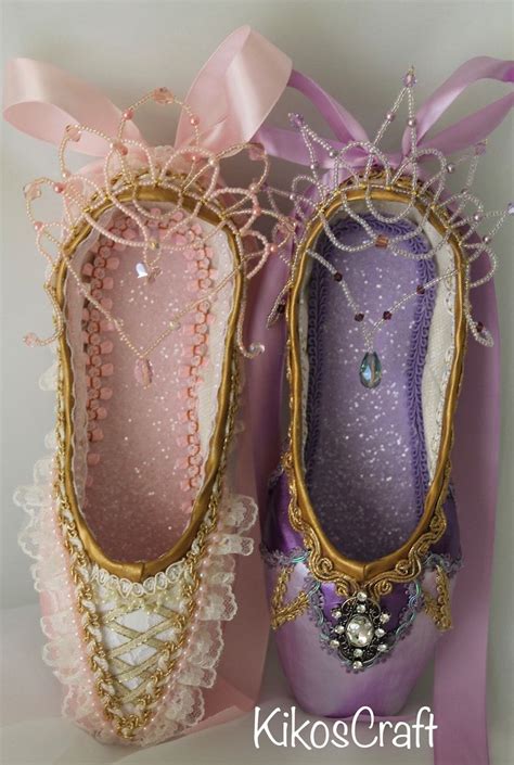 Decorated Pointe Shoesugarplum Fairydewdrop Fairy Etsy Pointe Shoes
