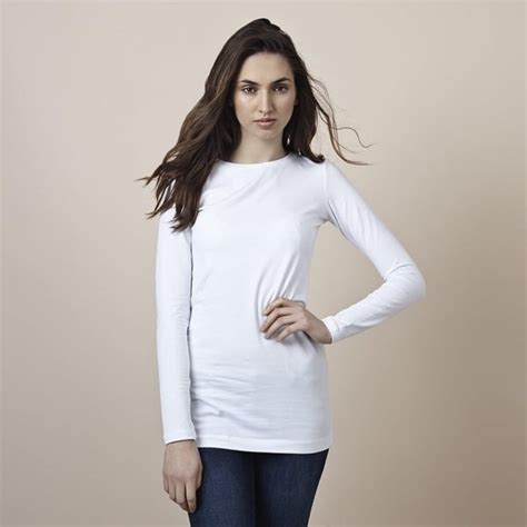 Cove Womens Long Layering Tee In Whiteparkinsons Lifestyle