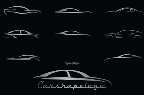Car Shapes For Logos 2 Shapes For Graphic Design ~ Creative Market