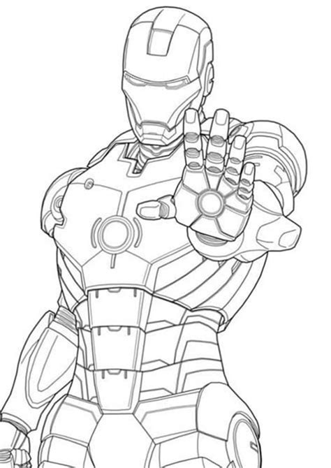 Dibujos De Iron Man Para Colorear