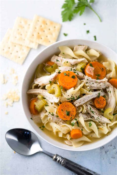 All you'll have to do is maybe chop a few vegetables and boil some. Easy Slow Cooker Chicken Noodle Soup Recipe | Jessica Gavin