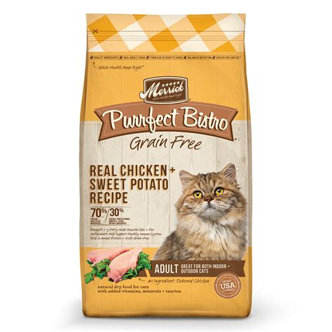 Merrick Purrfect Bistro Grain Free Real Chicken Adult Dry Cat Food 12